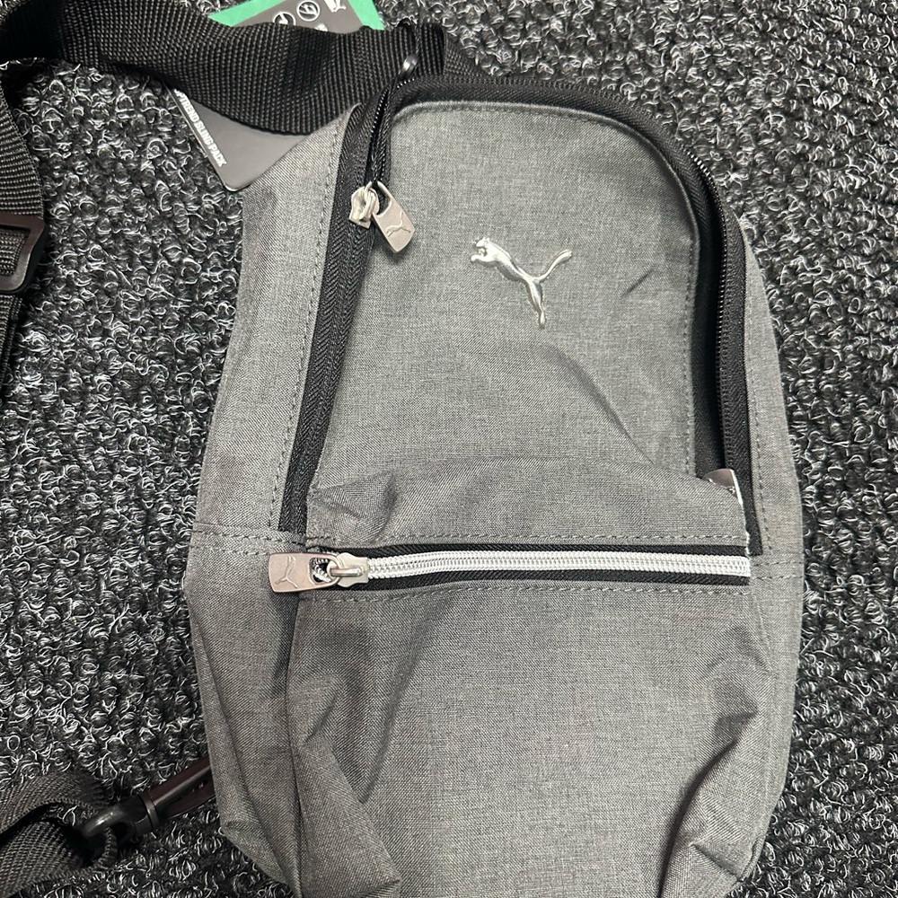 Puma Gray Crossbody Bag for Men NWT